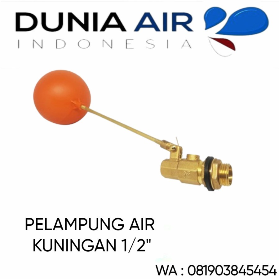 Jual Pelampung Tangki Air 1 2 Inci Kuningan L Floating Valve Toren