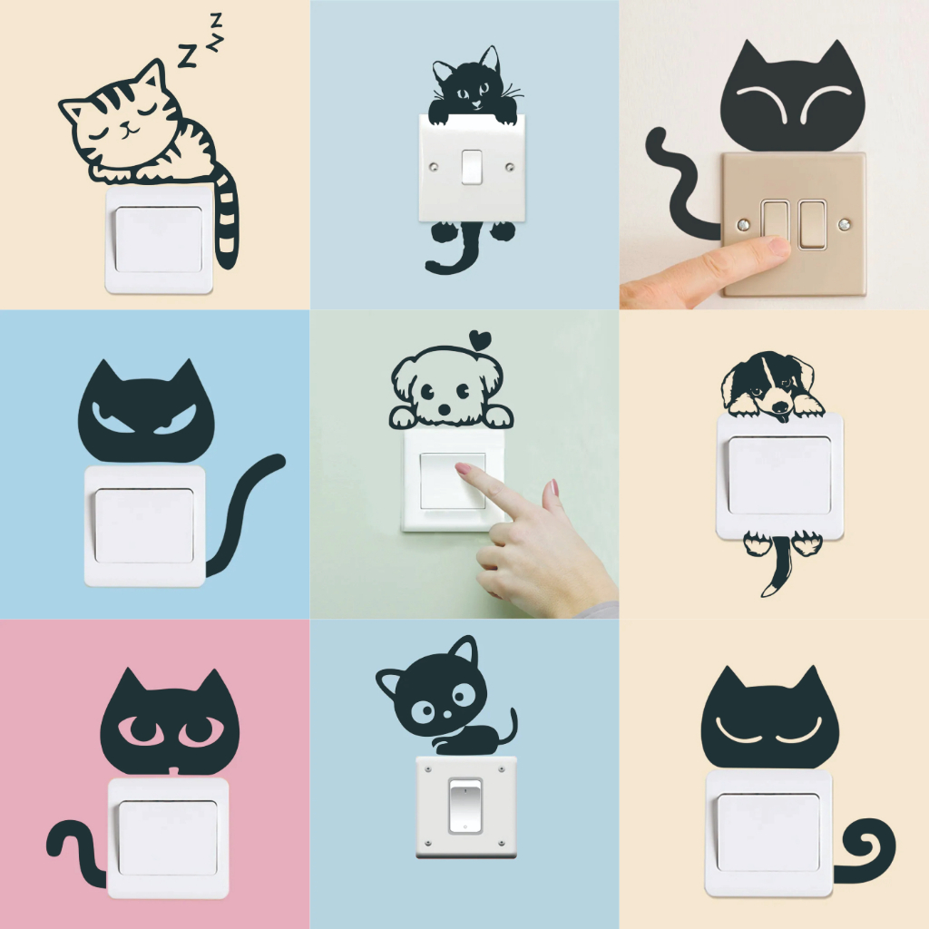 Jual WALL STICKER STIKER DINDING SAKLAR TURN ON OFF DING DONG TOILET