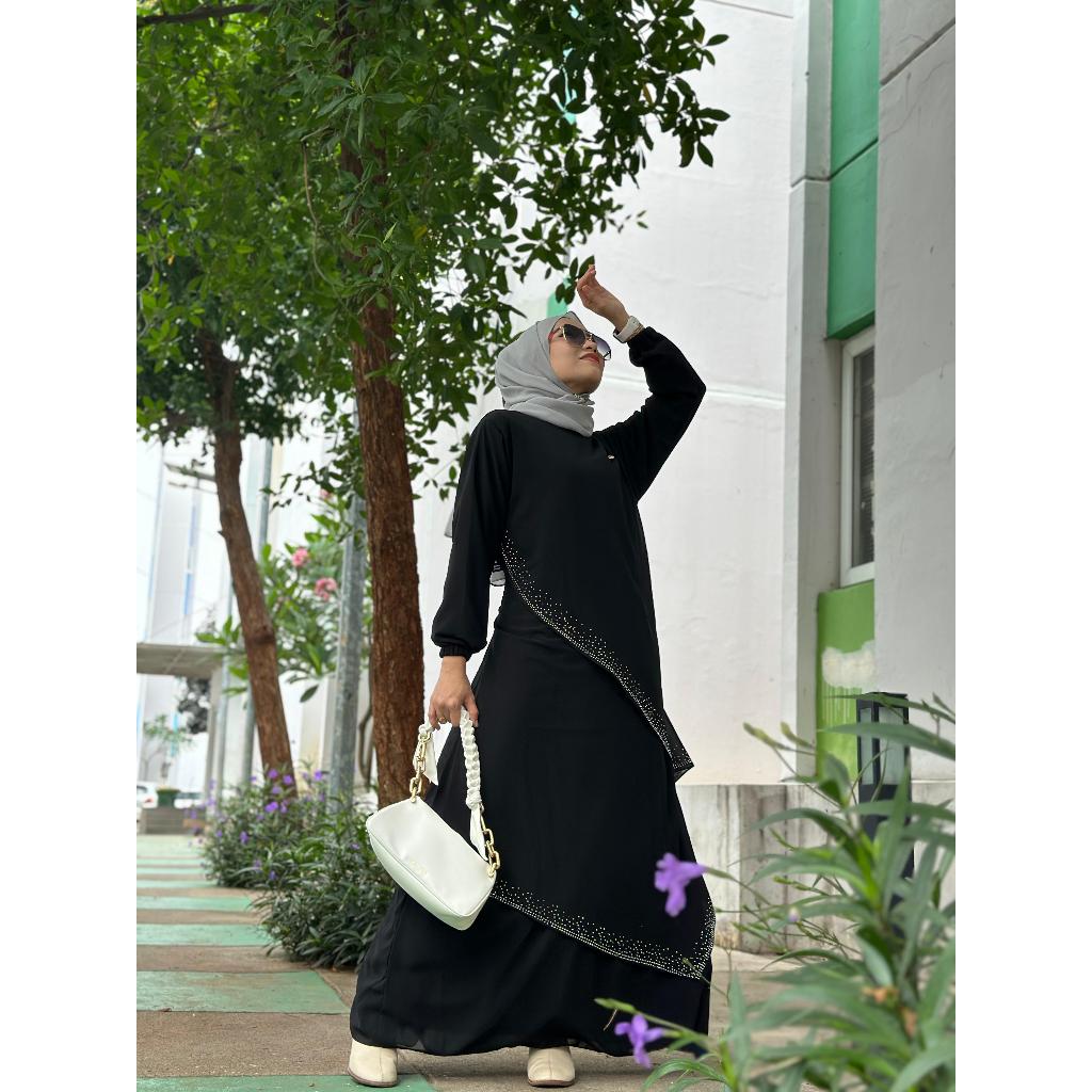 Jual Nellas Style X Alika Collection Gamis Malaysia Larissa Ceruty