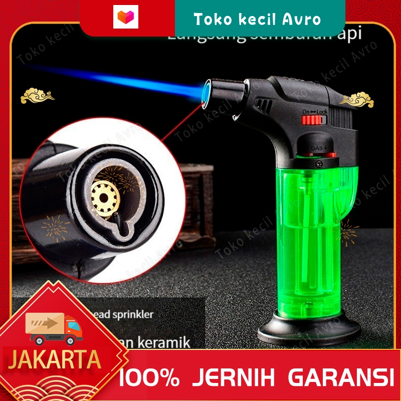 Jual Firetric Korek Api Gas Butane Torch Jet Windproof Anti Angin