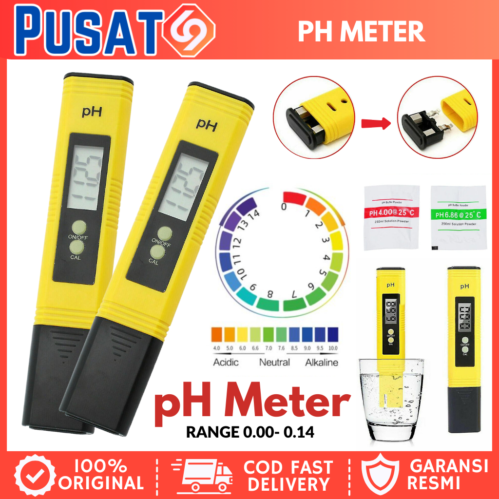 Jual Alat Ukur Ph Meter Ph Digital Tester Ph Ukur Alat Pengukur