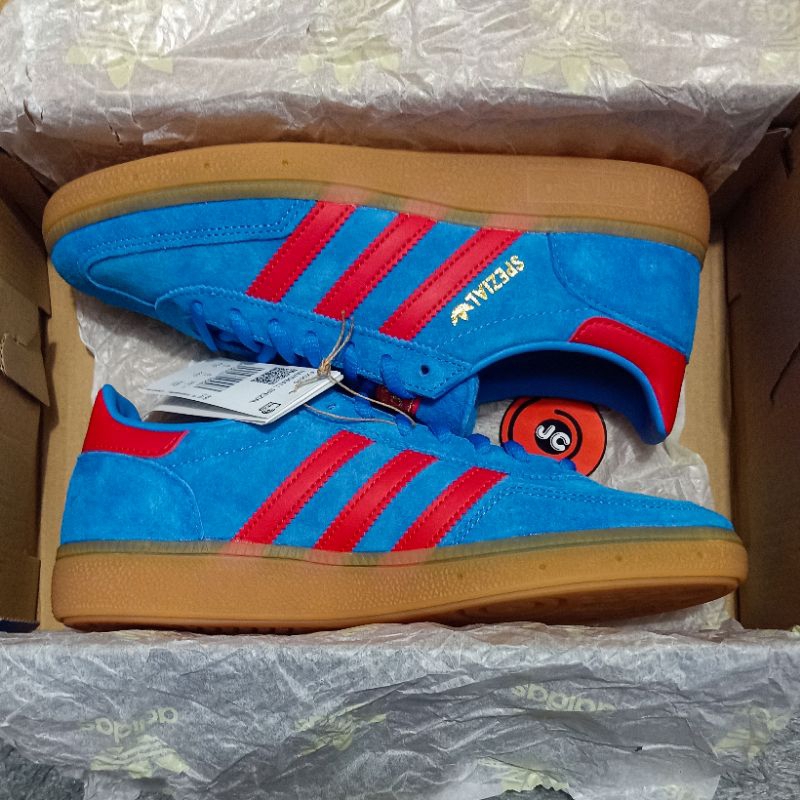 Jual Adidas Handball Spezial Bright Blue Vivid Red Gumsole Shopee