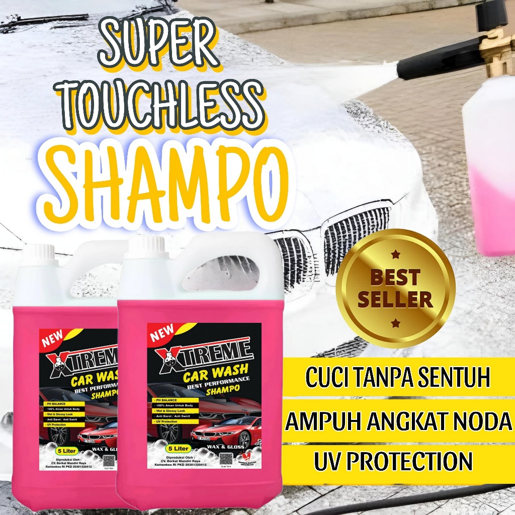 Jual Super Touchless Shampo Cuci Tanpa Sentuh Shampo Mobil Dan Motor