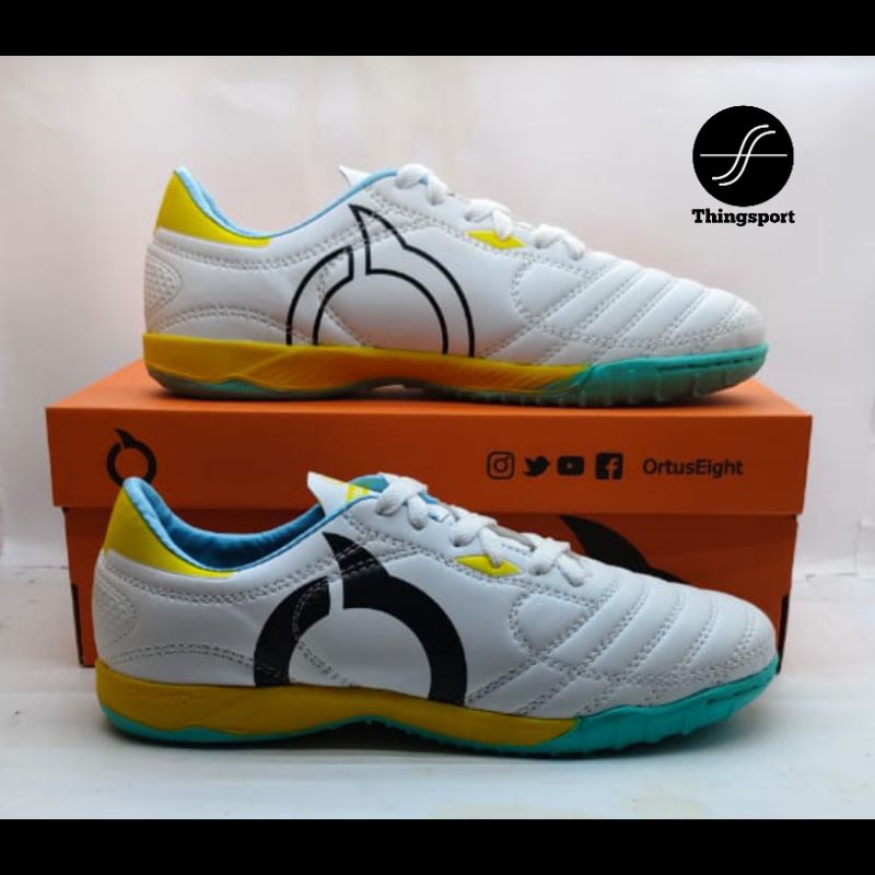 Jual Sepatu Futsal Ortuseight Jogosala Olympico Warna Putih Free Kaos