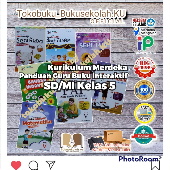 Jual Promo Buku Guru Paket Interaktif Kurikulum Merdeka Sd Mi Kelas