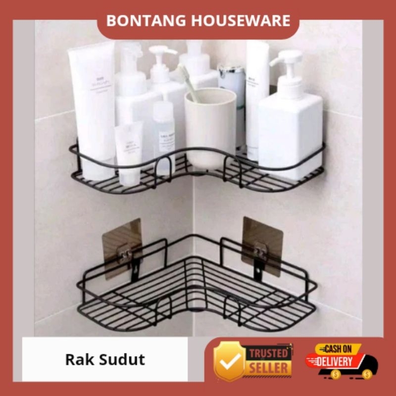 Jual A Rak Sudut Kamar Mandi Toilet Stainless Organizer Rak Sudut