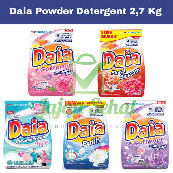 Jual Daia Powder Detergent Deterjen Bubuk 2 7 Kg Shopee Indonesia