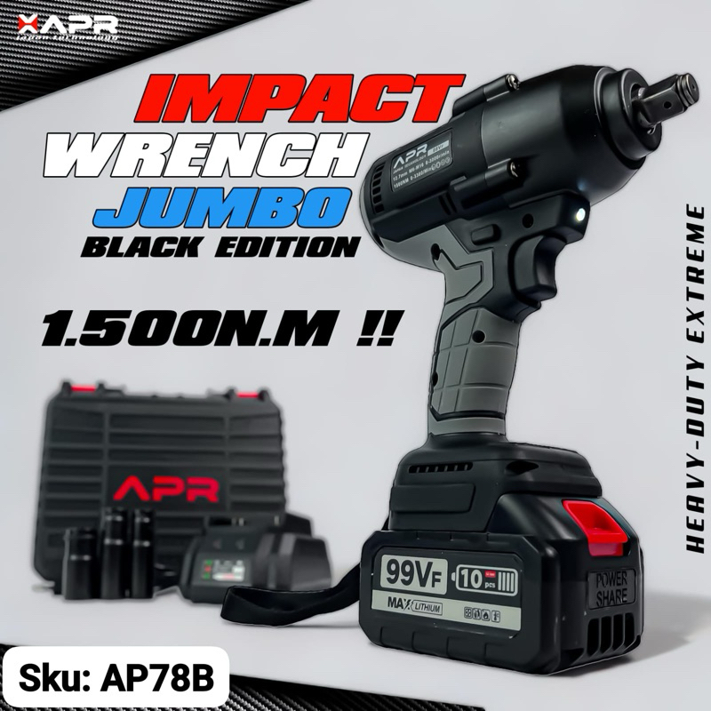 Jual Flashsale Impact Wrench Jumbo Apr Japan V Nm Ap Garansi