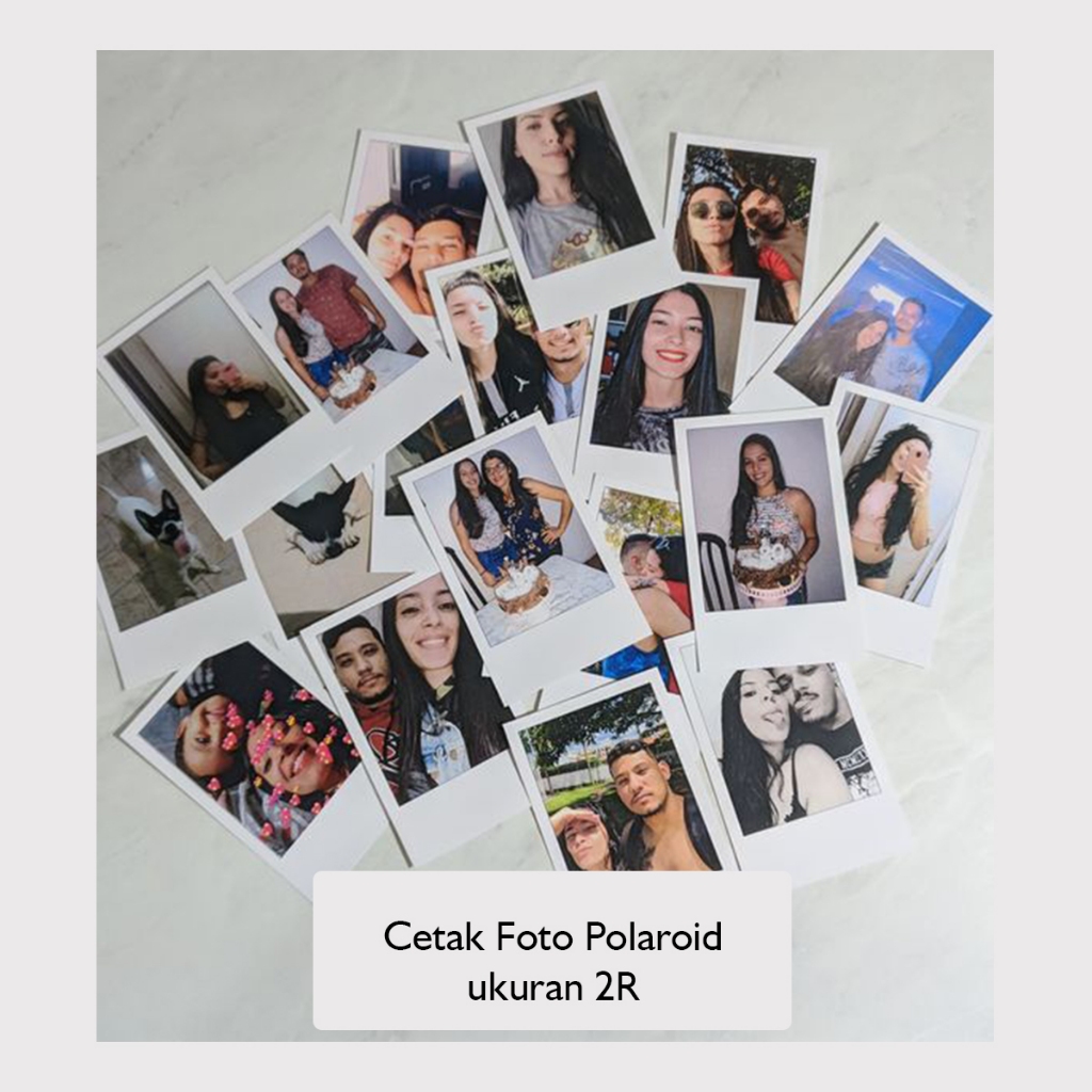 Jual Cetak Foto Polaroid Custom Ukuran R Isi Pcs Pcs Bisa Pakai