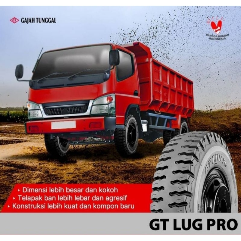 Jual BAN MOBIL 750 16 GT LUG PRO GAJAH TUNGGAL 14PR Shopee Indonesia