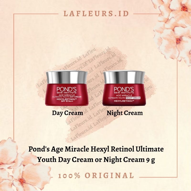 Jual Ponds Pond S Age Miracle HEXYL RETINOL Ultimate Youth Day Or