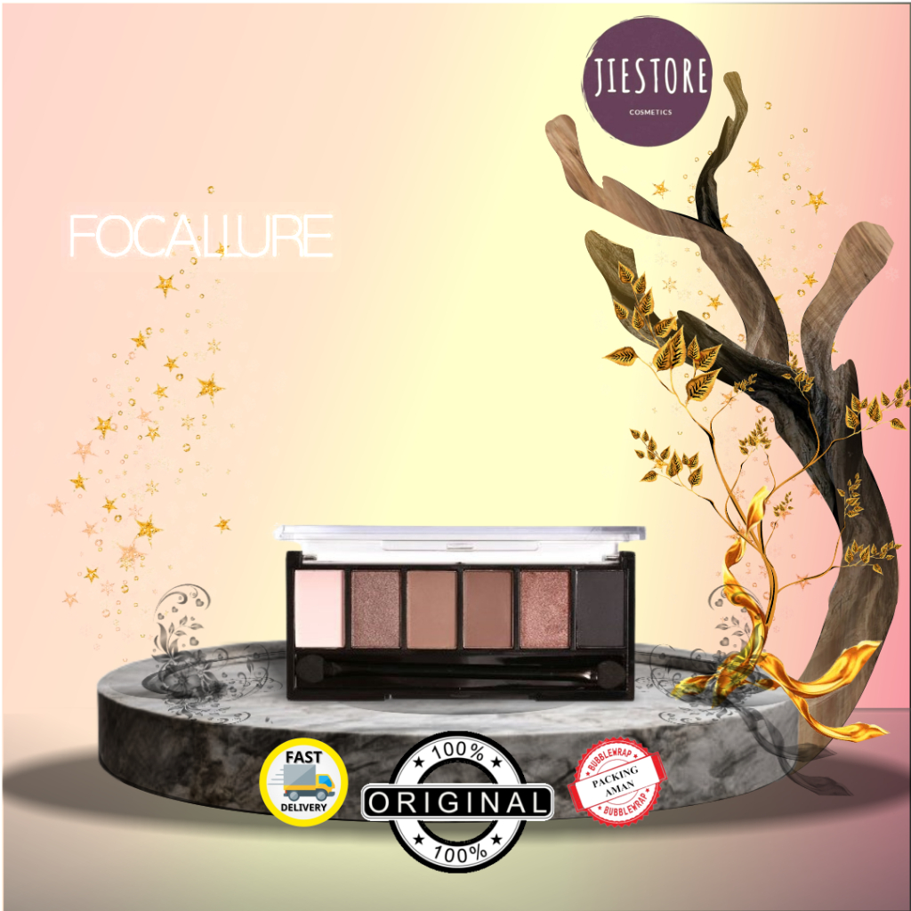 Jual FOCALLURE 6 Colors Nude Smoky Eyeshadow Palette FA06 Shopee