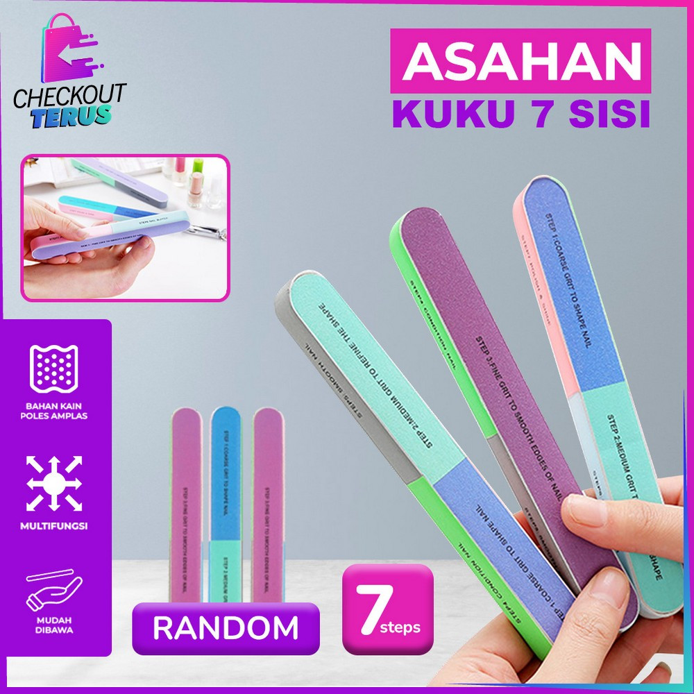 Jual Ct K Nail Buffer Steps Amplas Kikir Nail Art Manicure