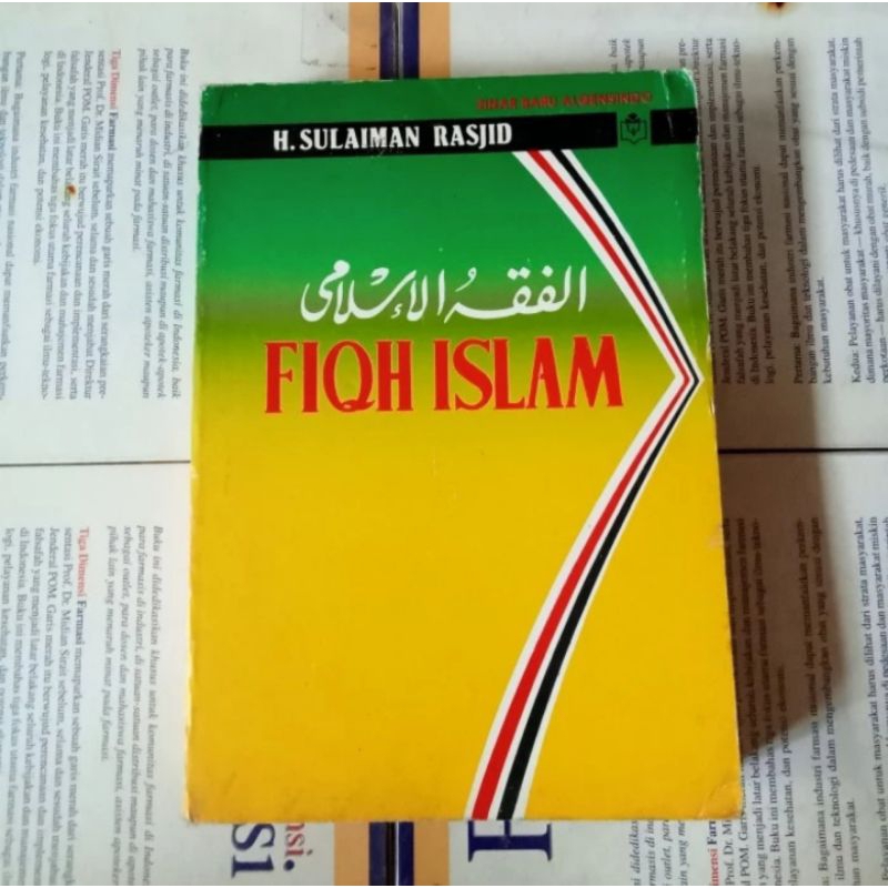 Jual Buku Original Fiqh Islam H Sulaiman Rasjid Shopee Indonesia