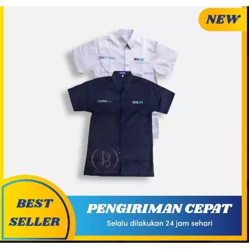 Jual Kemeja Bumn Akhlak Seragam Pdh Bumn Kemeja Custom Bordir Shopee