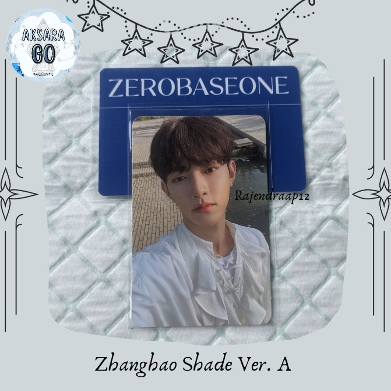 Jual Photocard Official Sung Hanbin Shade Ver B Zhanghao Shade Ver