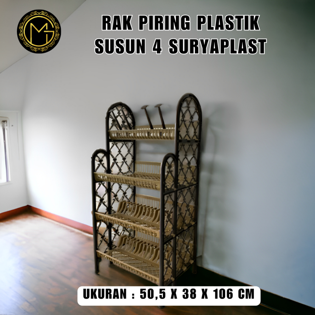 Jual Rak Piring Plastik Susun Suryaplast Shopee Indonesia