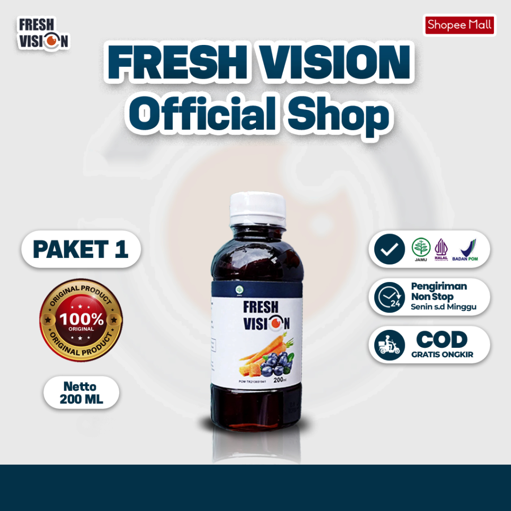 Jual Fresh Vision Madu Herbal Alami Ml Shopee Indonesia