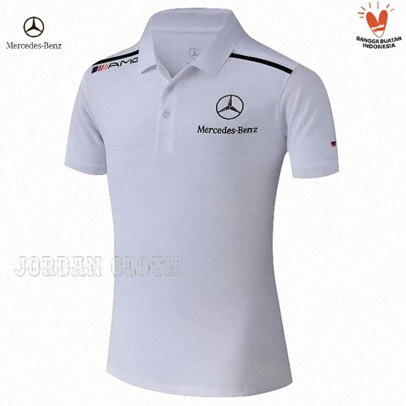 Jual Polo Shirt Tshirt Kaos Kerah Mercedes Benz Amg Mercy Terbaru