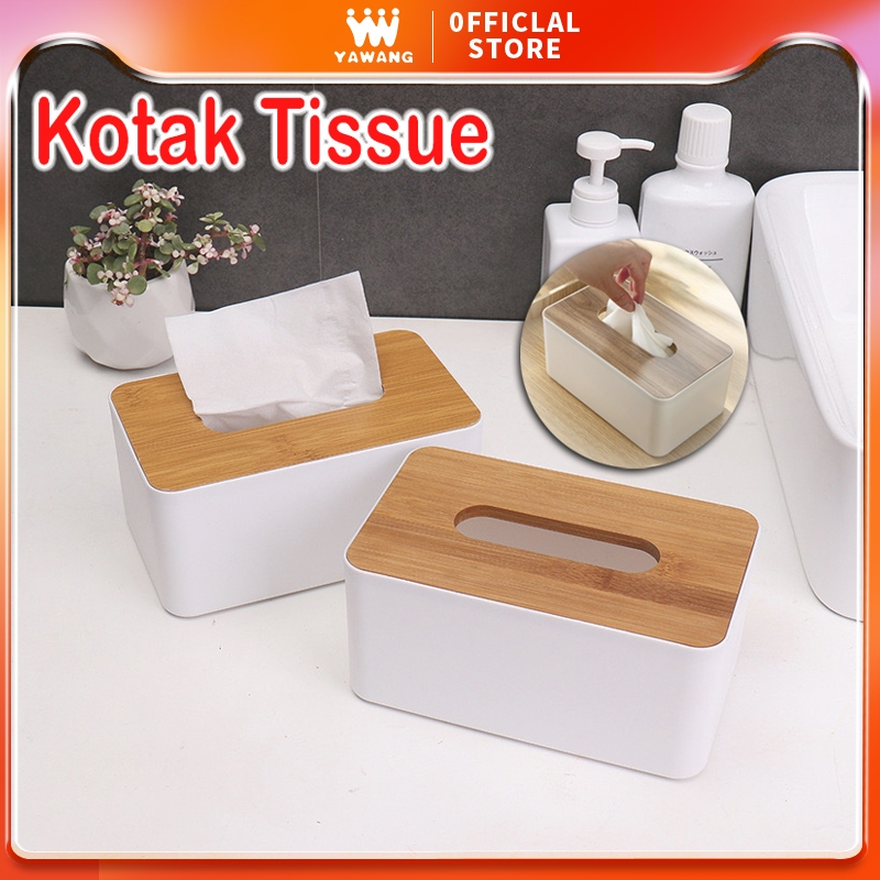 Jual YAWANG Kotak Tisu Estetik Tissue Box Tempat Tisu Kotak Tisu Kayu