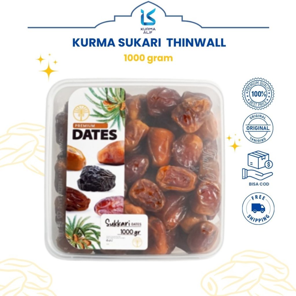 Jual Kurma Sukari Thinwall Kg Kurma Raja Basah Premium Quality