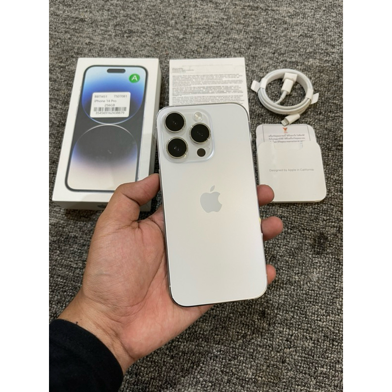 Jual Iphone 14 Pro 256gb Ex Inter Zp A Fullset Ori Shopee Indonesia