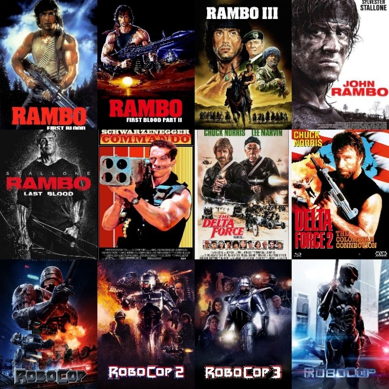 Jual Fd V Gen Gb Bundling Action Movies Rambo Commando Delta