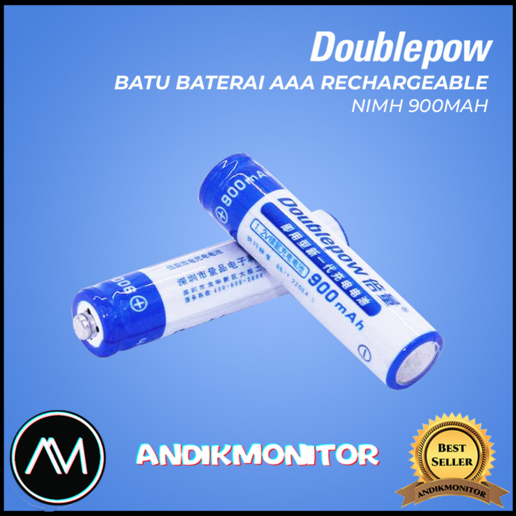 Jual Doublepow Batu Baterai Aaa Rechargeable Nimh Mah Pcs Shopee