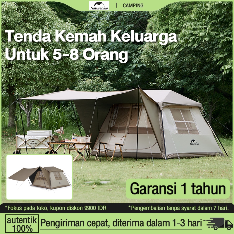 Jual Naturehike Tenda Village 5 0 Automatic Outdoor Camping Tent 3 4