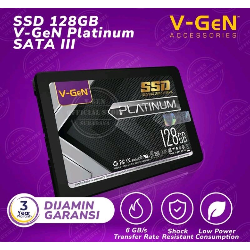 Jual Ssd Gb Vgen Sata Platinum Original Bergaransi Shopee Indonesia