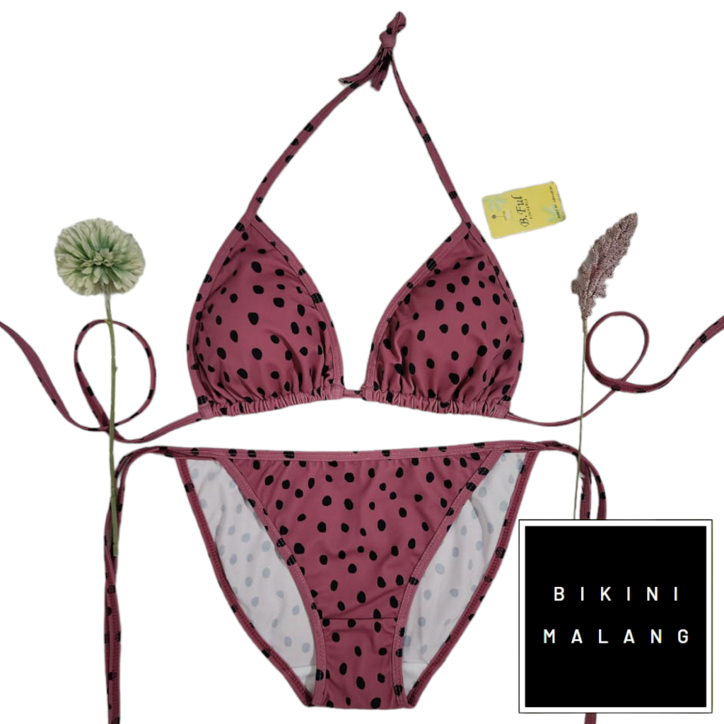Jual BIKINI BF005 TALI SWIMSUIT SEXY WARNA MOTIF SEXY Shopee Indonesia