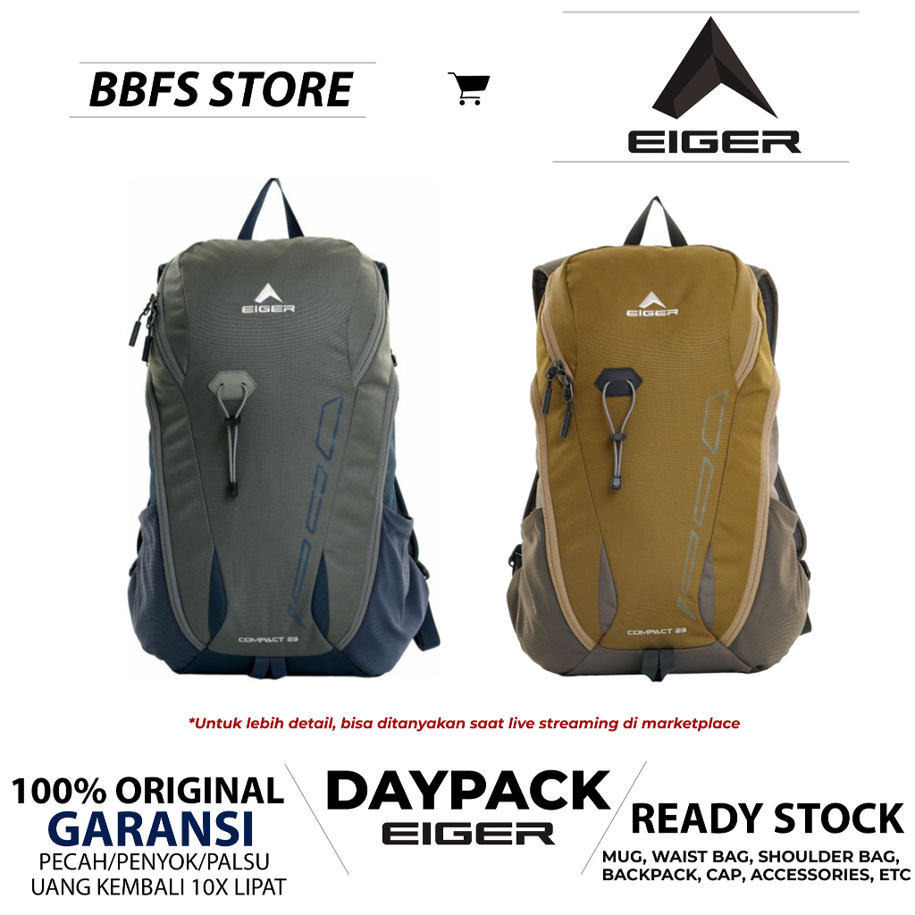 Jual EIGER COMPACT 1 0 DAYPACK Shopee Indonesia