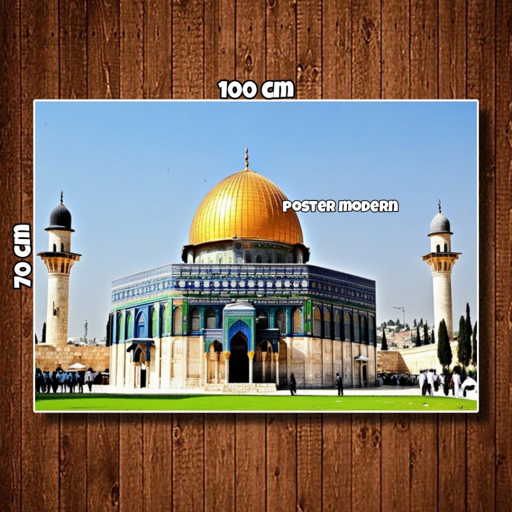 Jual Lukisan Cetak Poster Masjid Al Aqsa Ukuran Jumbo Code