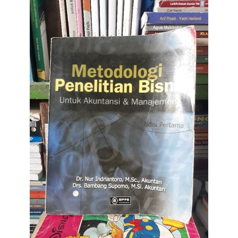 Jual BUKU METODOLOGI PENELITIAN BISNIS UNTUK AKUNTANSI DAN MANAJEMEN