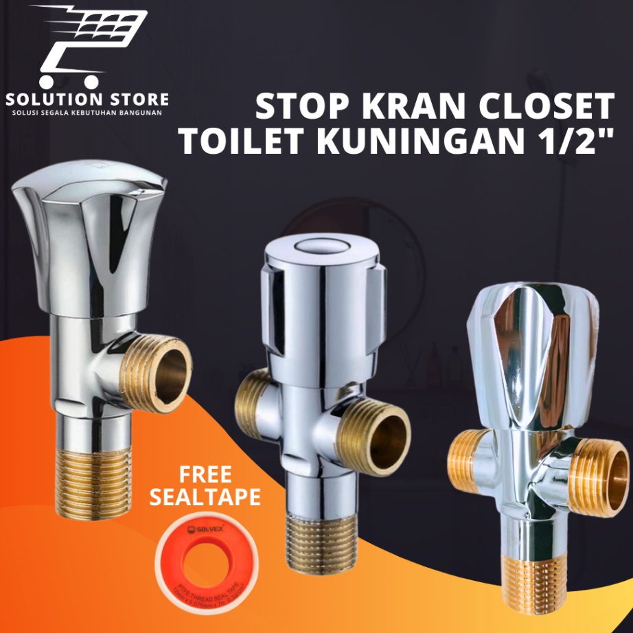 Jual Harga Istimewa Stop Kran Cabang Tee Kuningan Untuk Kran Shower