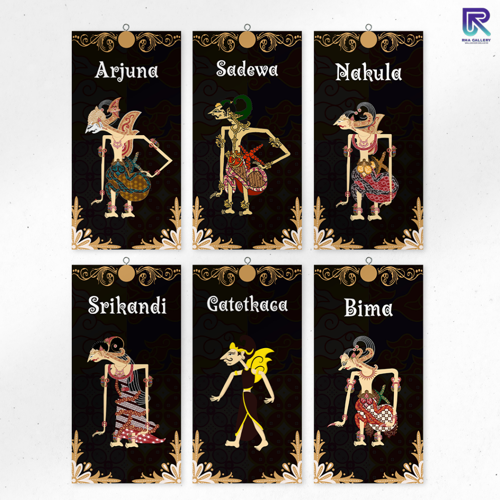 Jual RHA GALLERY Hiasan Dinding Wayang Edukasi Kebudayaan Pajangan