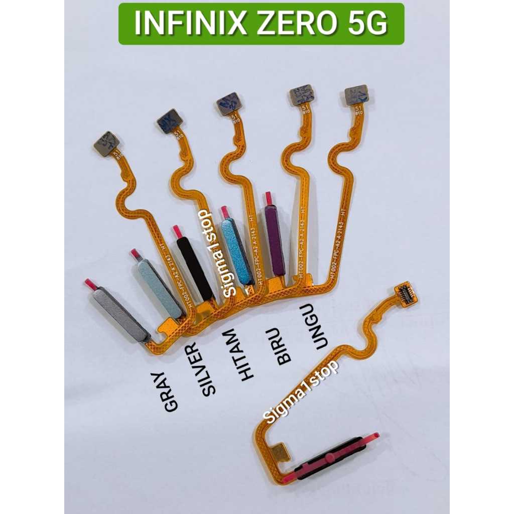 Jual INFINIX ZERO 5G X6815B FINGER PRINT SIDIK JARI SENSOR FLEXIBLE ON