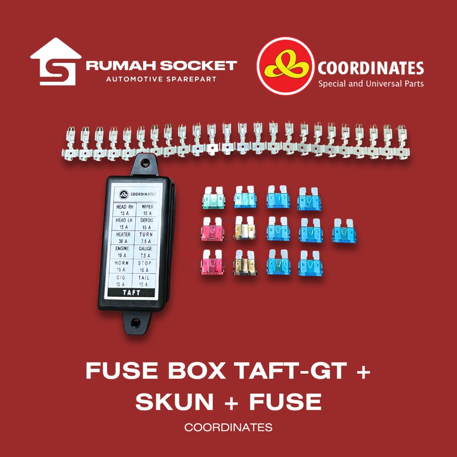 Jual KOTAK SEKRING FUSE BOX TAFT GT SKUN SEKRING COORDINATES