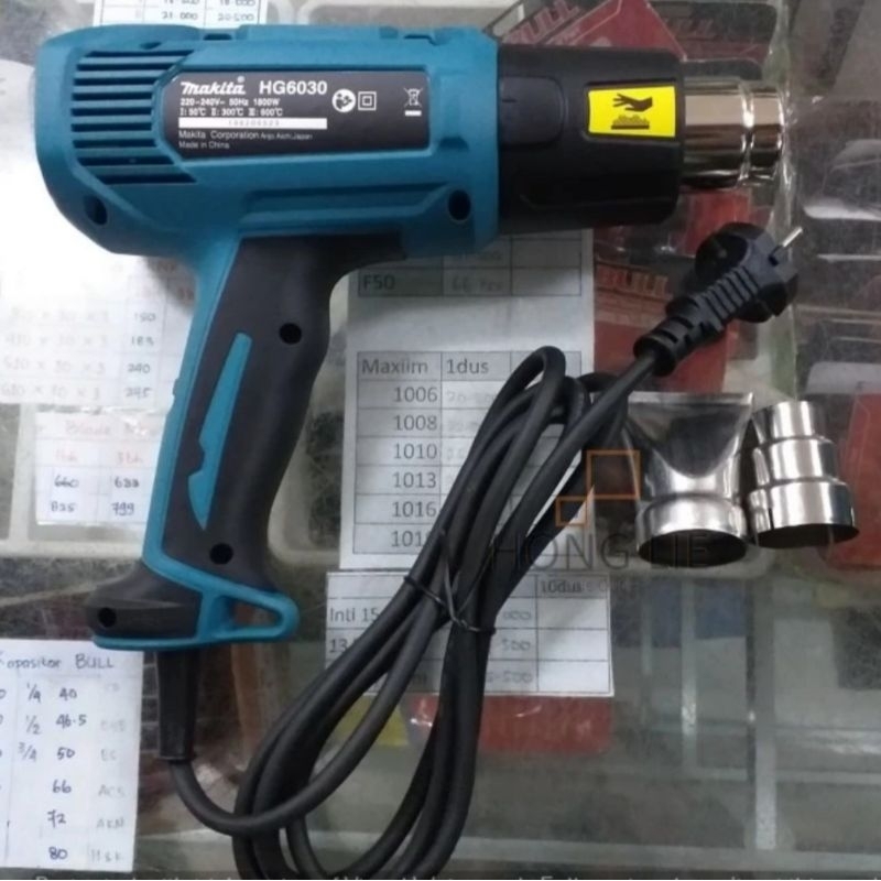 Jual Mesin Heat Gun Hot Gun Blower Gun Panas Makita HG6030 Shopee