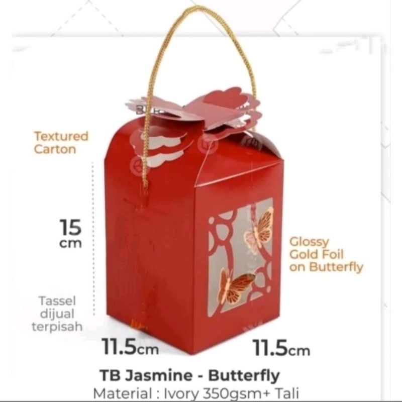 Jual TB Jasmine Box Toples Kotak Thinwall Kemasan Kotak Lebaran Dus