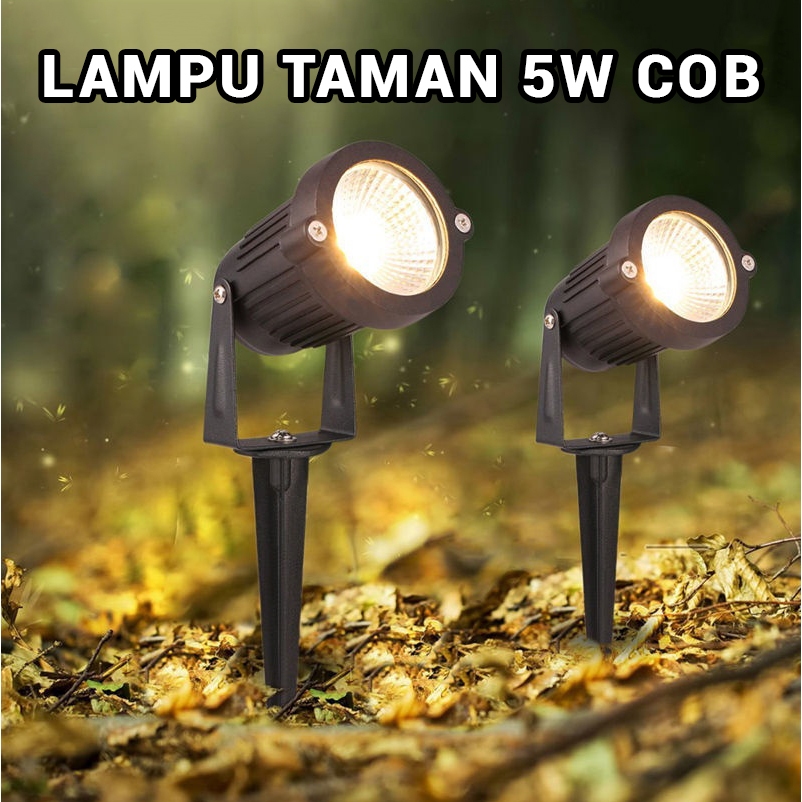 Jual Lampu Taman Sorot Led W Watt Cob Tancap Sorot Lukisan Dekorasi