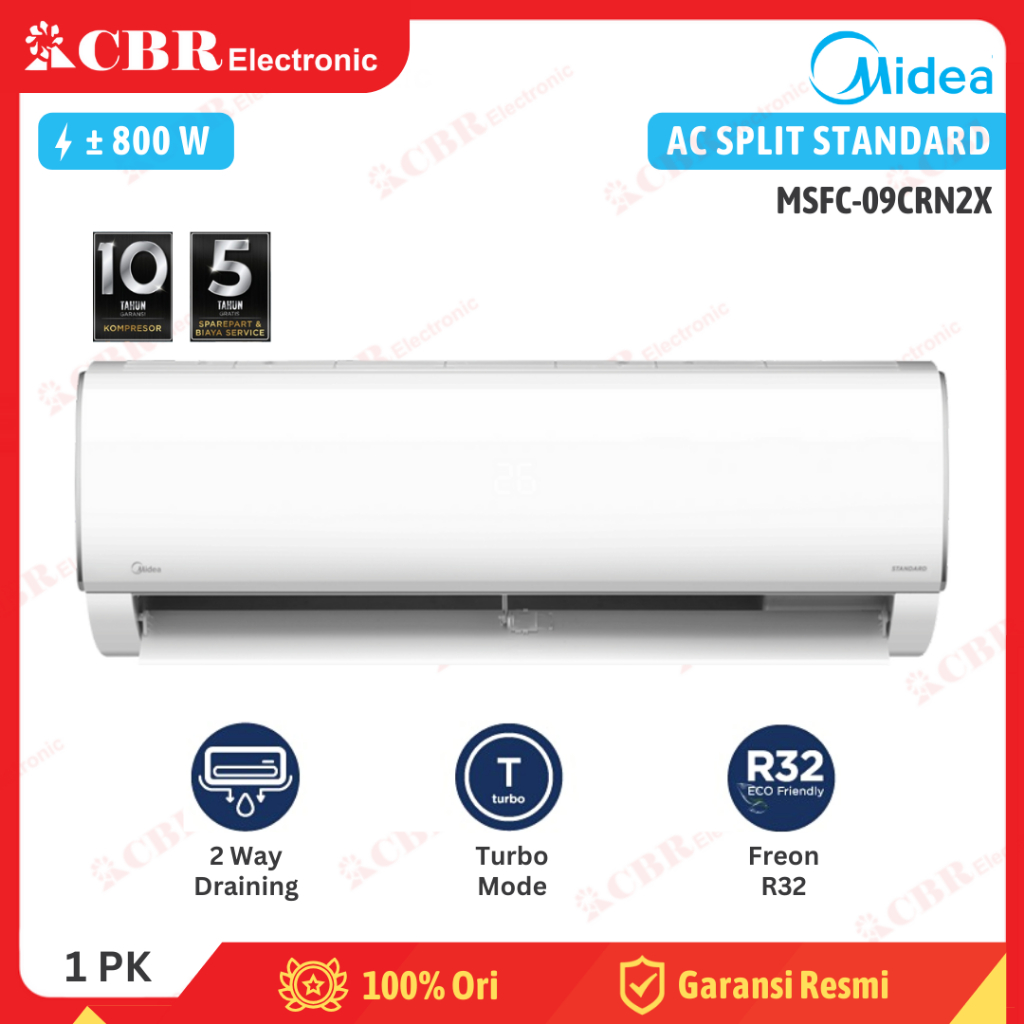 Jual Ac Split Midea Standard Pk Msfc Crn X R Batam Shopee