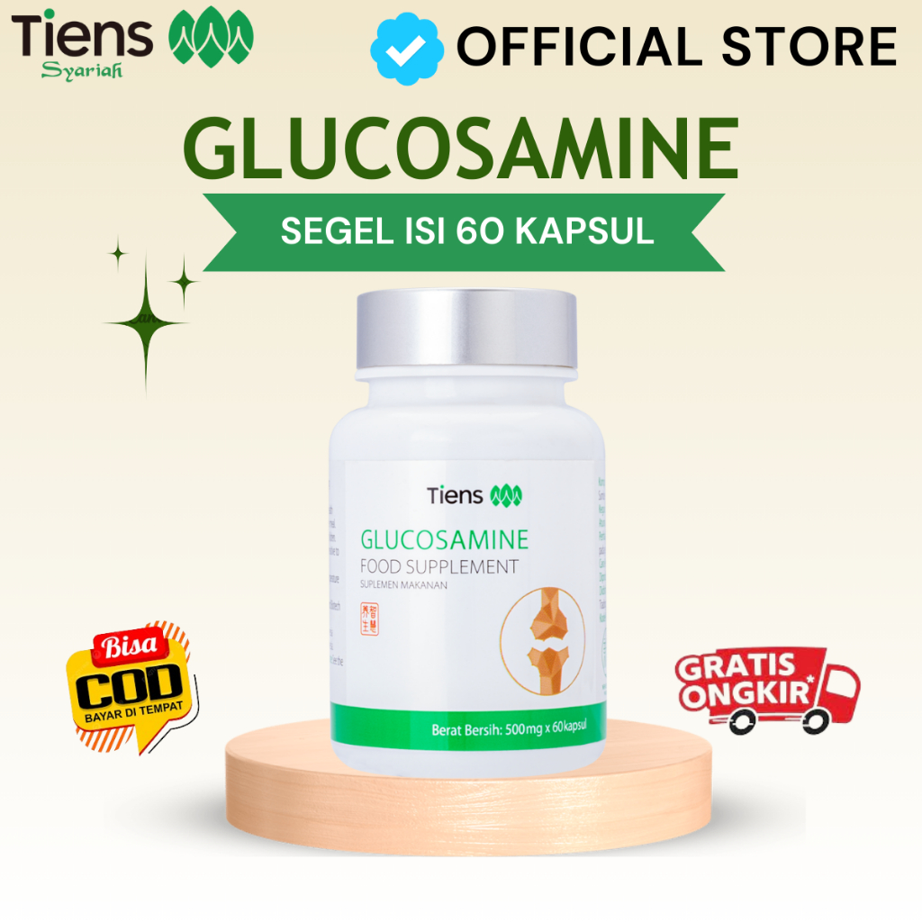 Jual Glucosamine Tiens Isi Kapsul Botol Segel Original Shopee