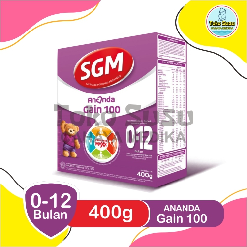 Jual Susu Formula Sgm Ananda Gain Untuk Bayi Usia Bulan Gr