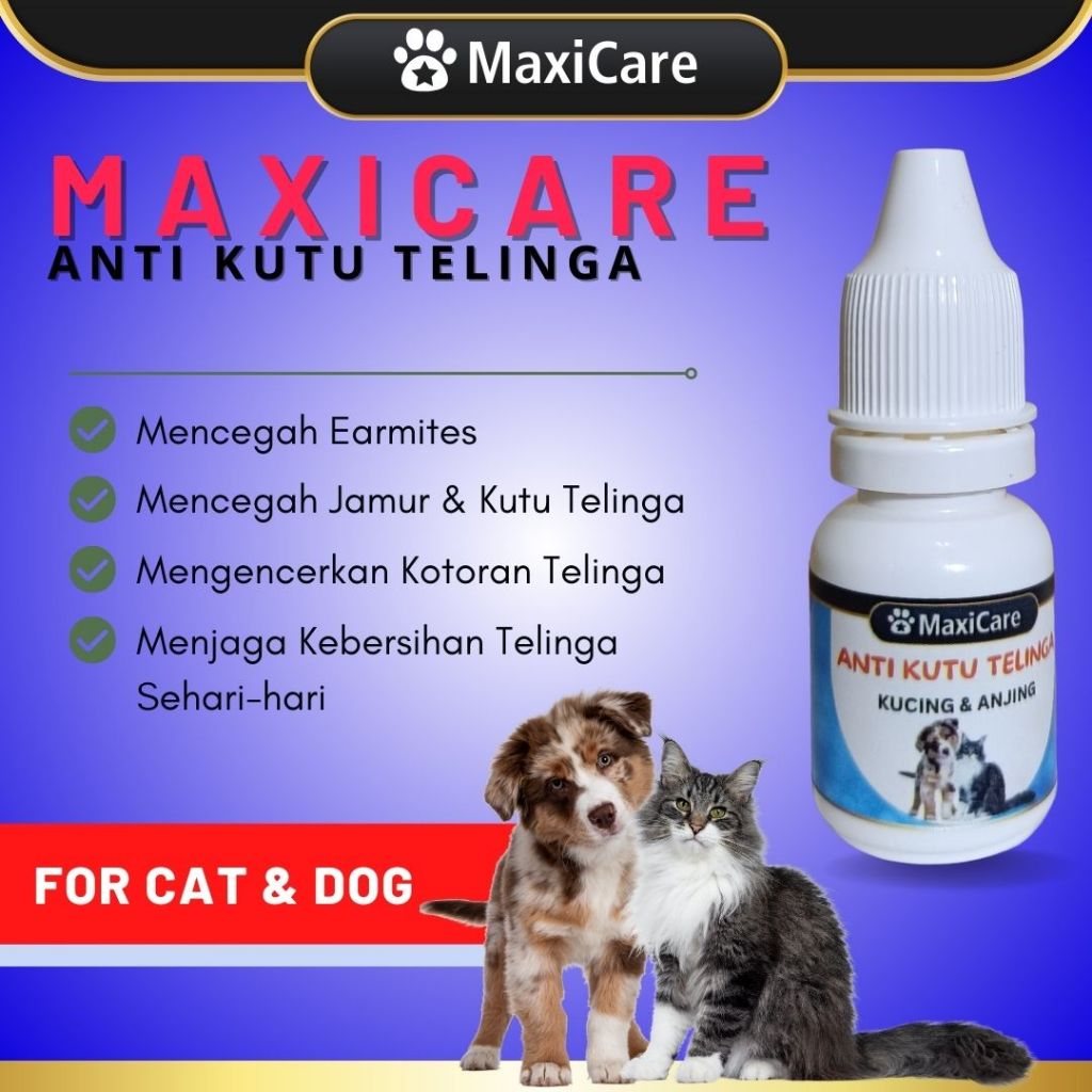 Jual Anti Kutu Telinga Untuk Kucing Dan Anjing Cair Tetes Pembasmi Kutu