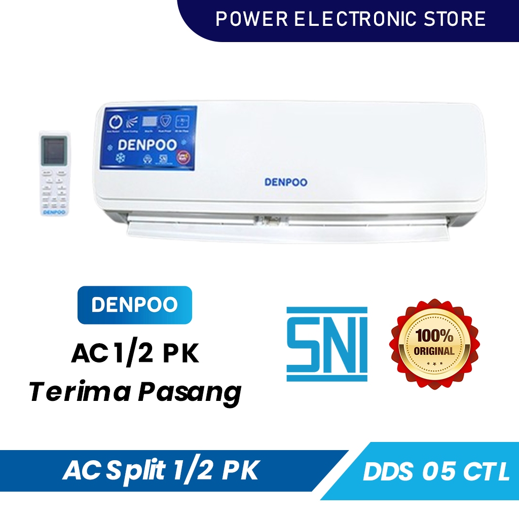 Jual Denpoo Ac Split Pk Sni Freon R Pendingin Ruangan Dds Ctl