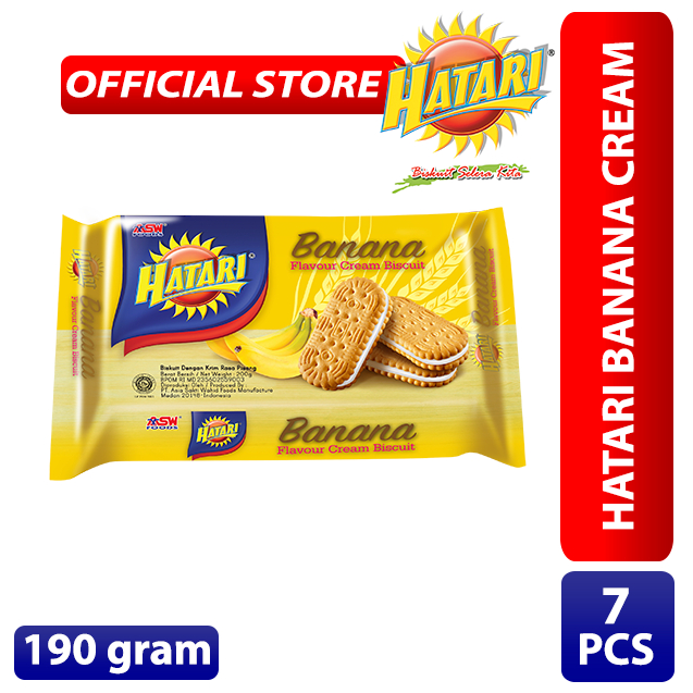 Jual Hatari Banana Cream Gr Pcs Banded Shopee Indonesia