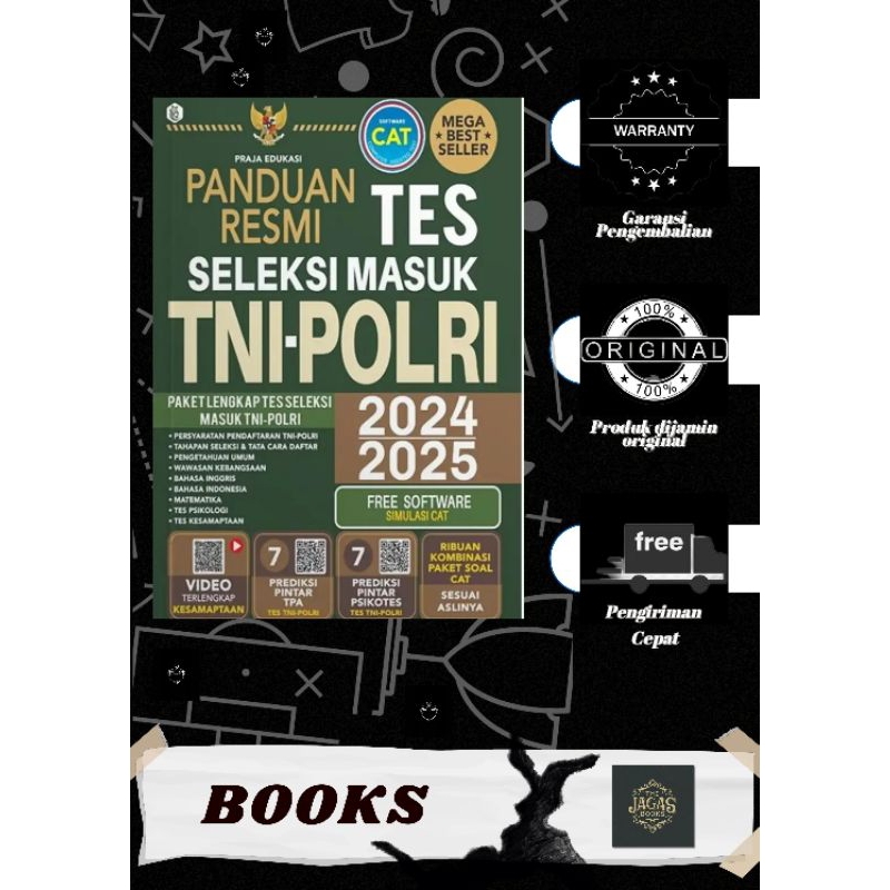 Jual Panduan Resmi Tes Seleksi Masuk TNI POLRI 2024 2025 Shopee Indonesia