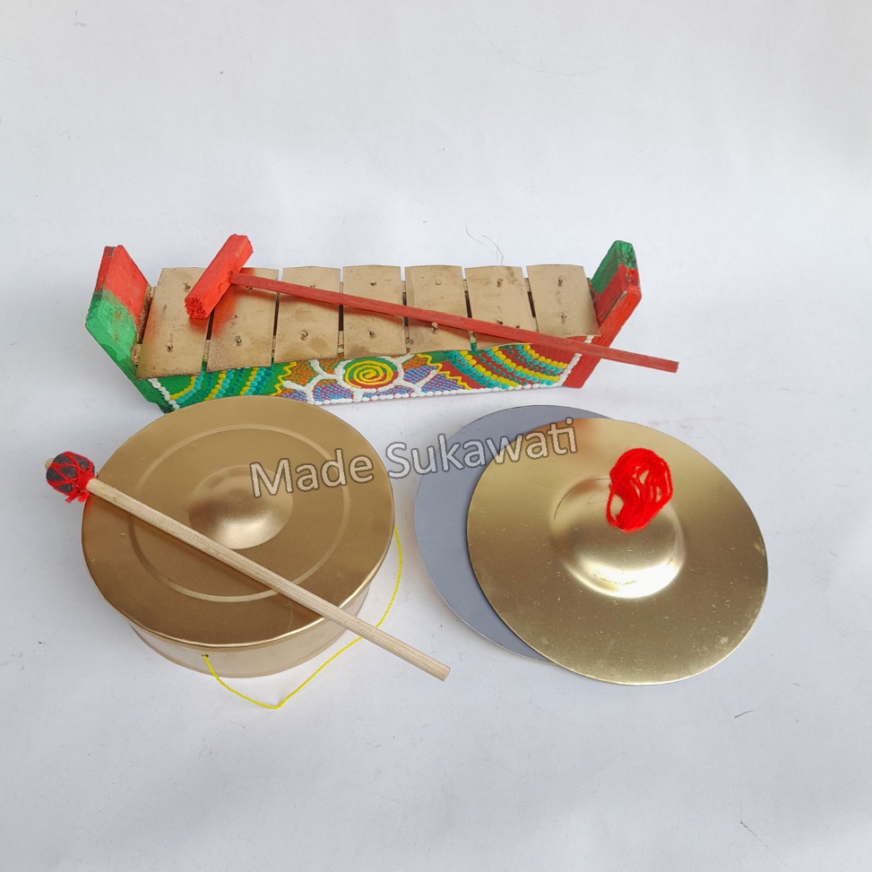 Jual Art X X Alat Musik Gamelan Mini Cm Gong Cengceng Kendang Khas