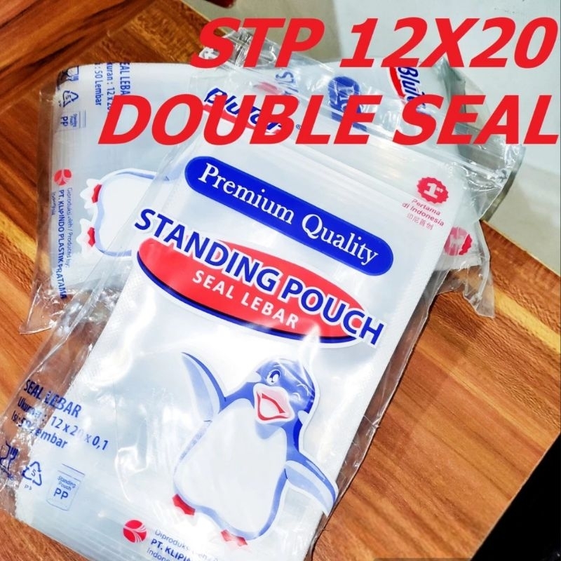 Jual Standing Pouch X Double Seal Single Seal Kemasan Isi Pcs